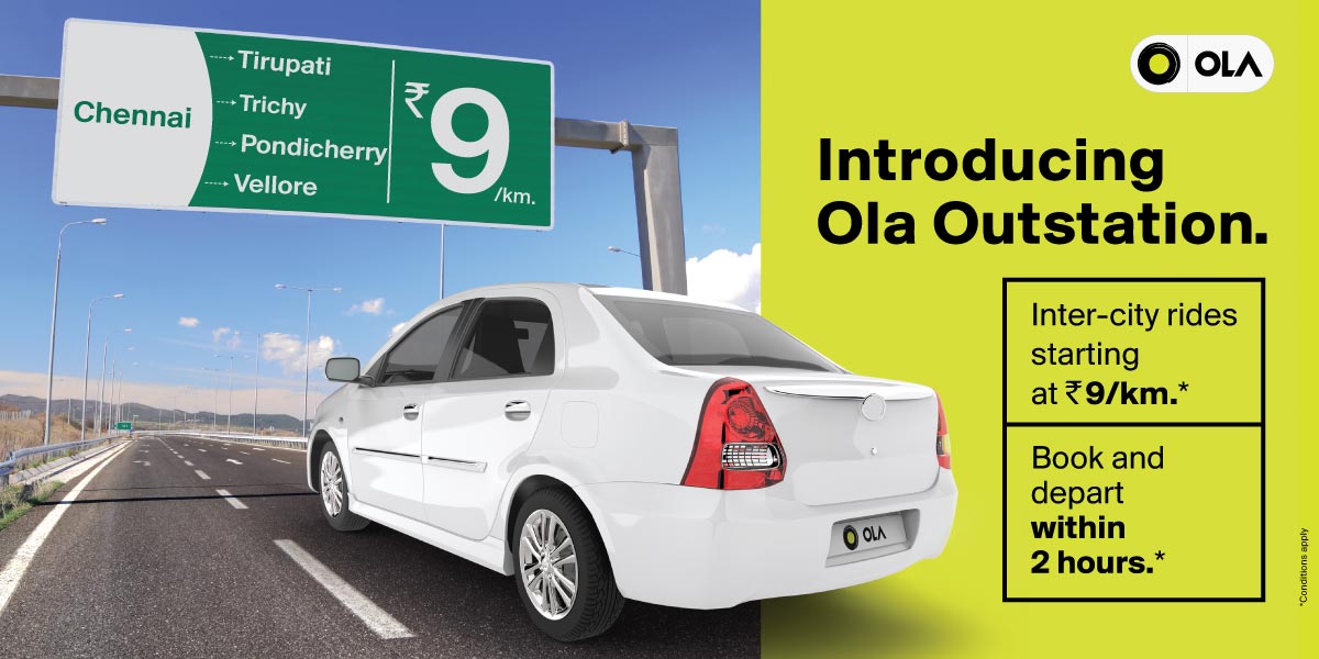 Ola Outstation, now in Chennai! Olacabs Blogs
