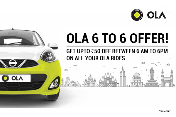 Most Popular Ola Cabs Coupons