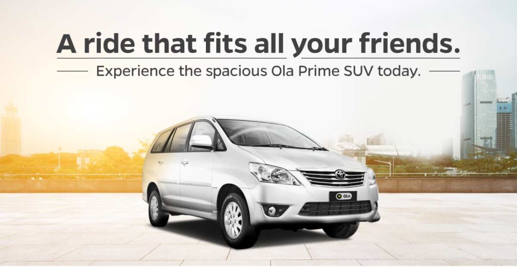 Ola Prime SUV Archives Olacabs Blogs