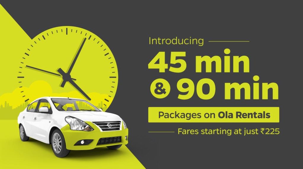 Introducing 2 new packages on Ola Rentals - Olacabs Blogs